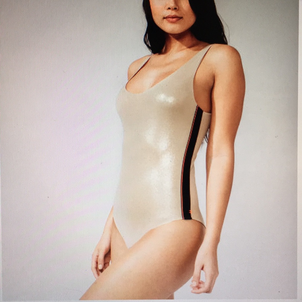 Bodysuit Metallic Shimmer